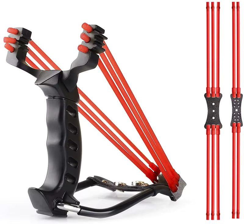Folding Metal Slingshot with Colour Choice