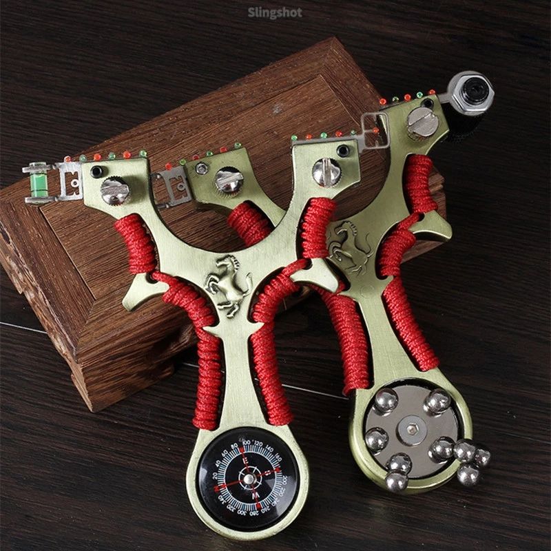 Aluminium Alloy Slingshot with Magnetic Shot Holder thumbnail 4