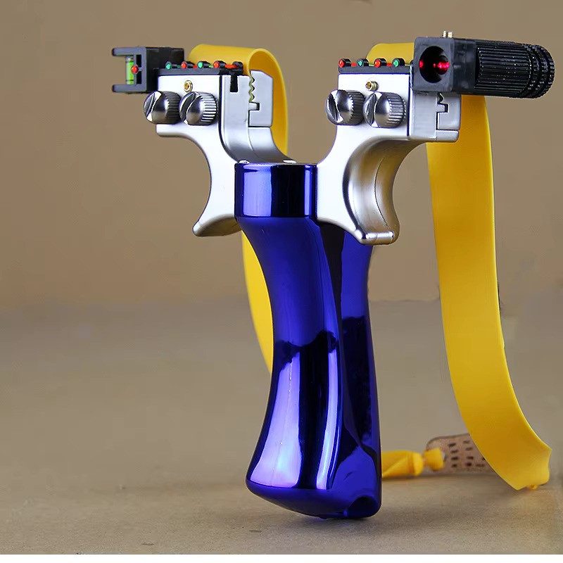 Ambidextrous Resin Slingshot with Laser Sight