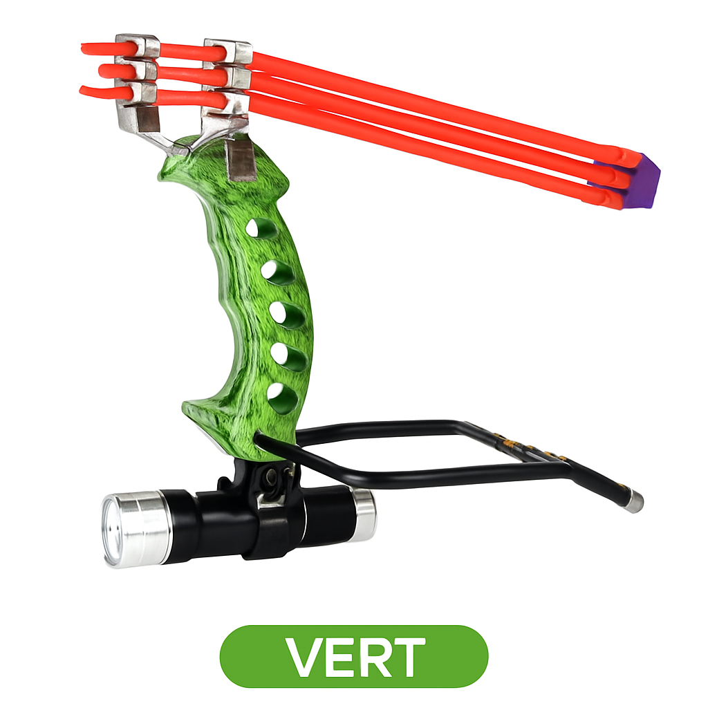 Folding Metal Slingshot with Magnetic Wrist Band thumbnail 3