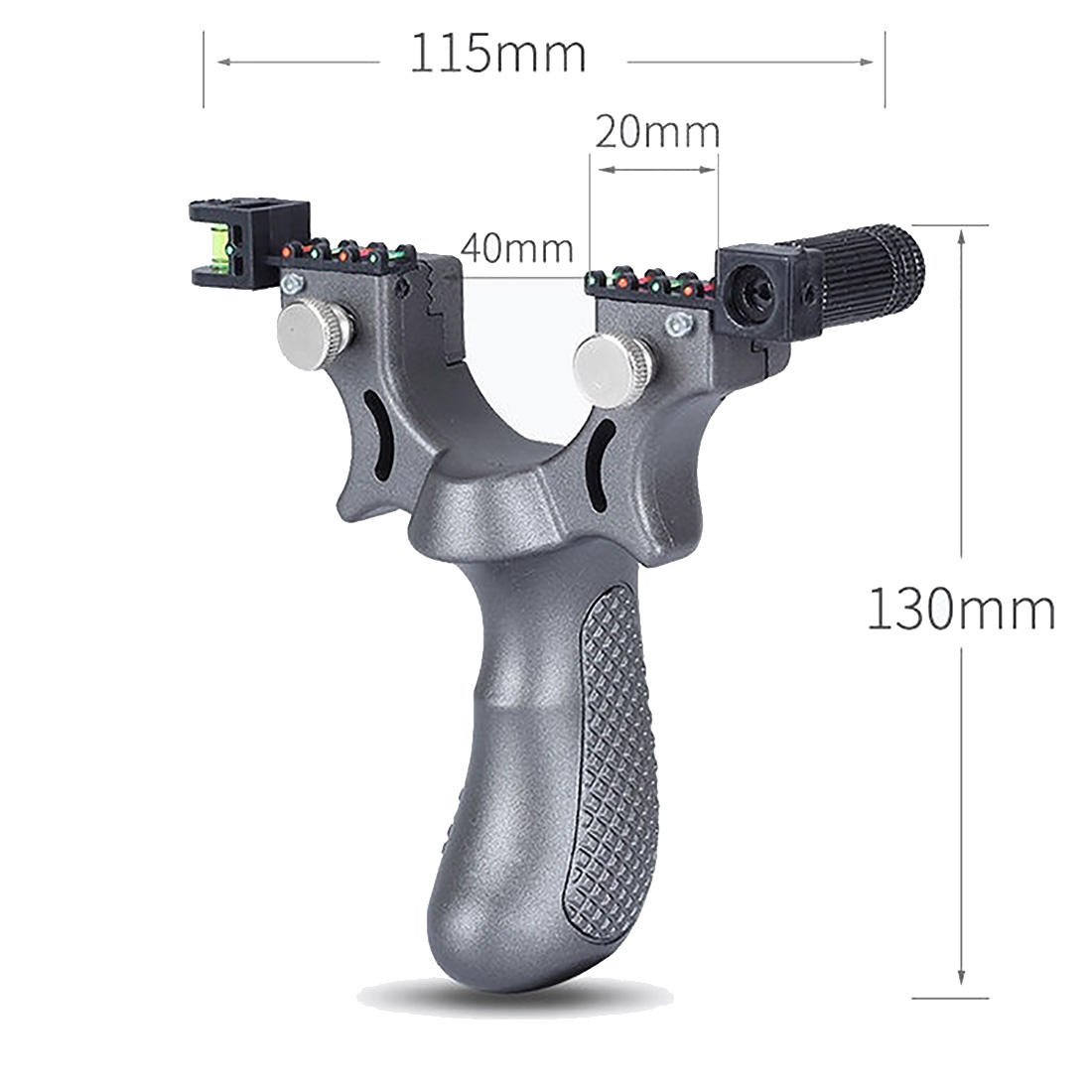 98K ABS Slingshot with Laser and Fibre-Optic Sights thumbnail 3