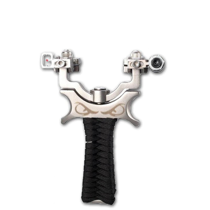Rotating-Fork Steel Slingshot with Laser Sight thumbnail 6