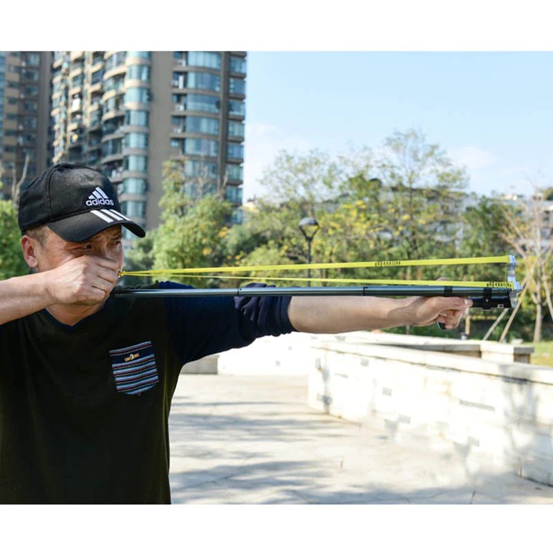 Telescopic Slingshot with Red Laser thumbnail 7