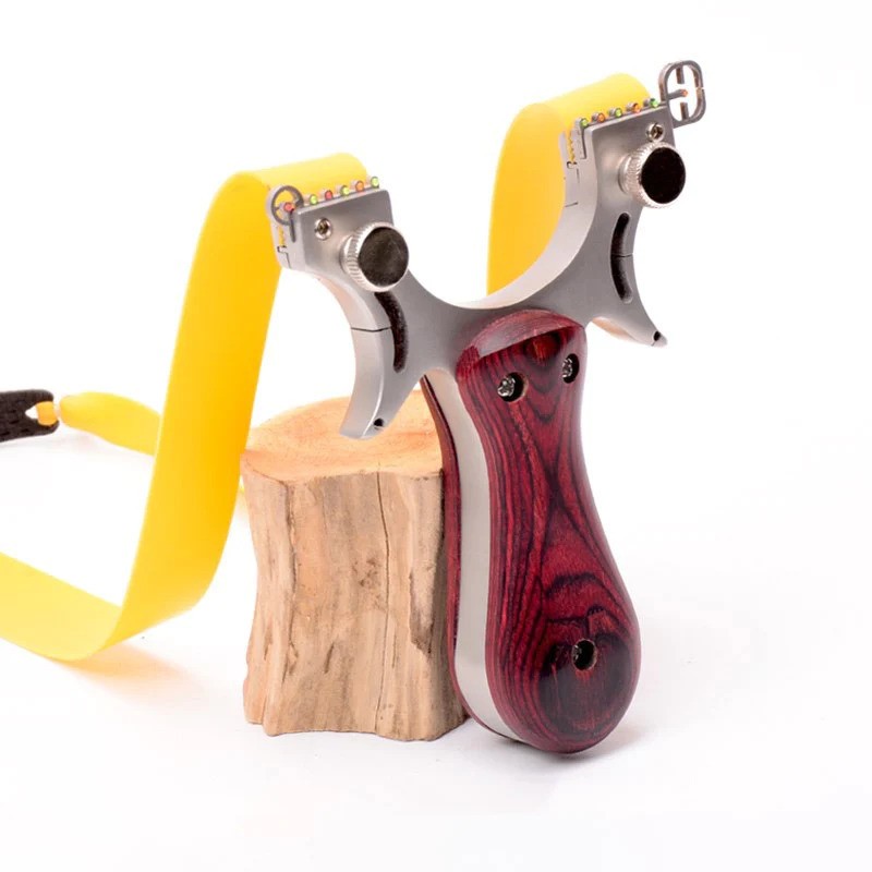 Pro 2025 Stainless Steel and Wood Slingshot